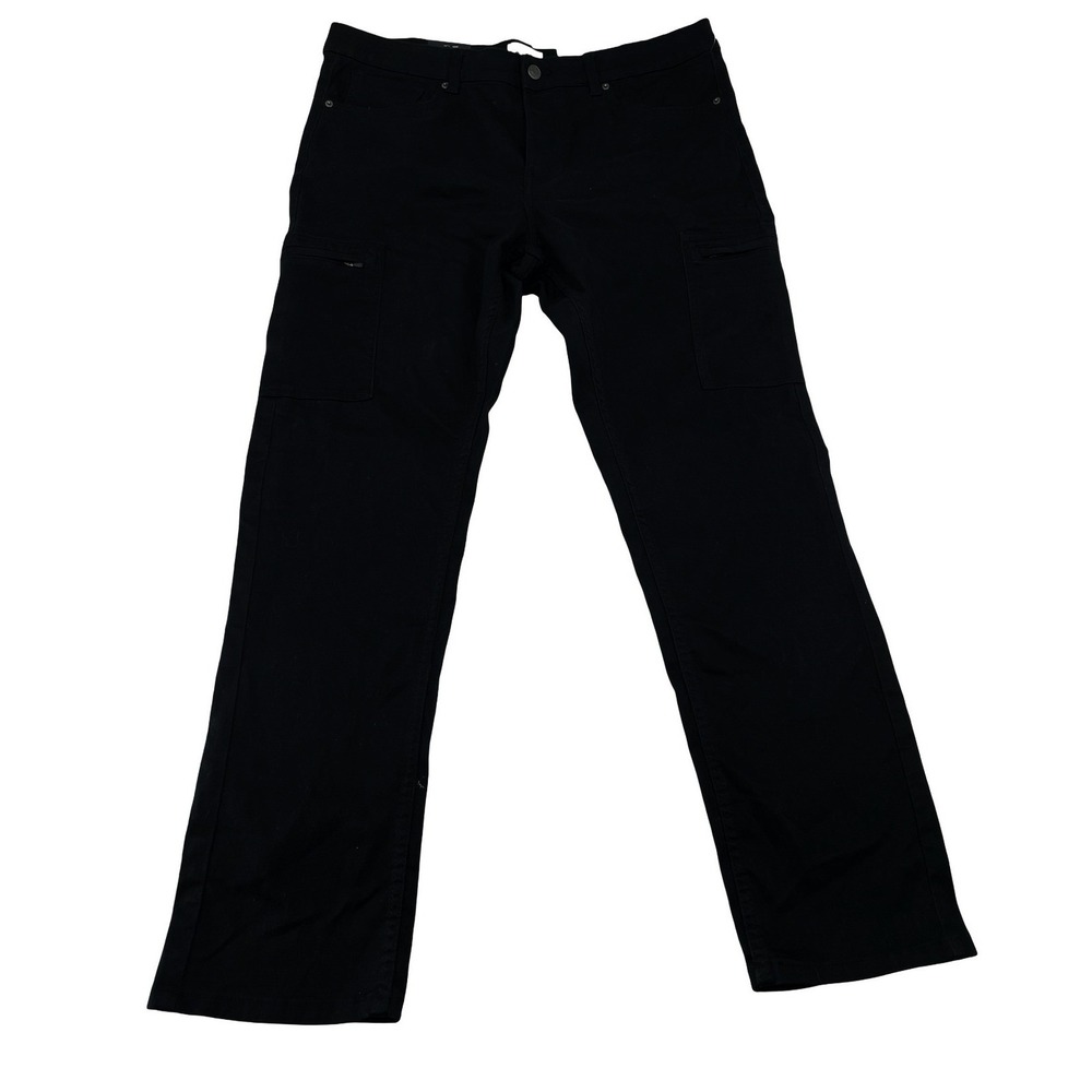 DKNY Men's Cargo Pants Slim Fit Black Ultimate Stretch 36x32